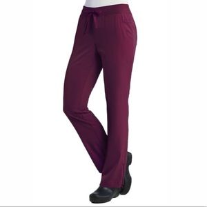 Women’s Plus Size Burgundy Scrub Pants ( Size 1XL)